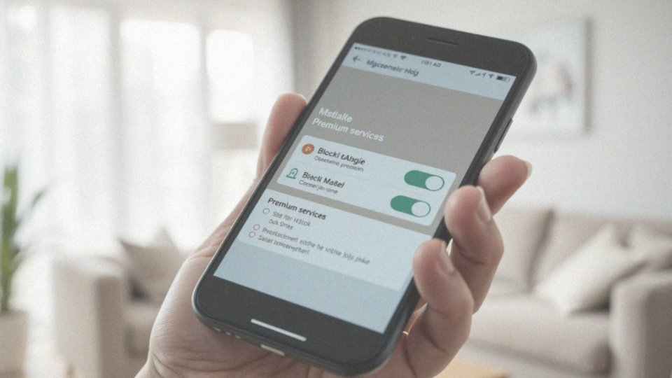 Jak kontrolować usługi Premium przez aplikację mobilną?