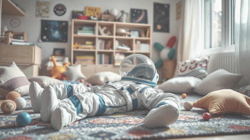 Jak strój astronauty ułatwia odgrywanie ról?