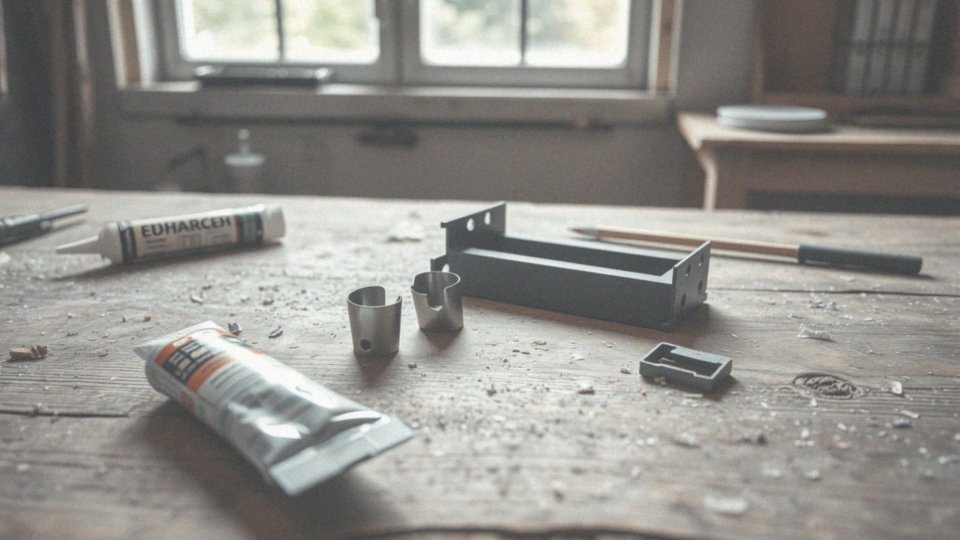Jakie są najlepsze metody klejenia metalu z plastikiem?
