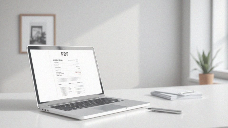 Jakie opcje dostępne są dla druku wpłaty w formacie PDF?