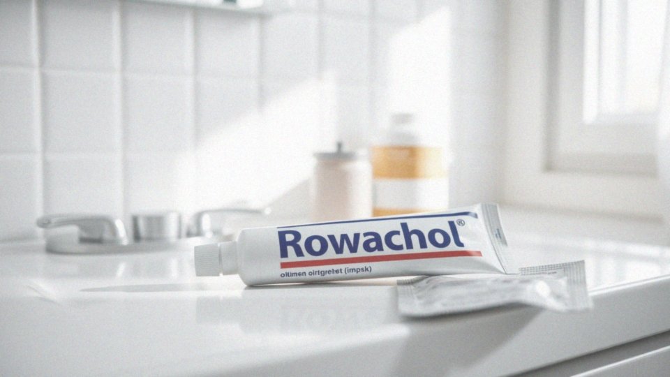 Jakie są główne działanie niepożądane po zastosowaniu Rowacholu?