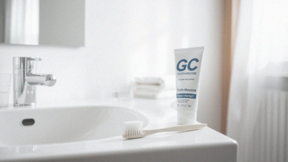 Jakie są kroki stosowania GC Tooth Mousse?
