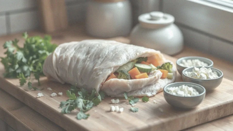 Filet z indyka faszerowany warzywami – przepis i porady